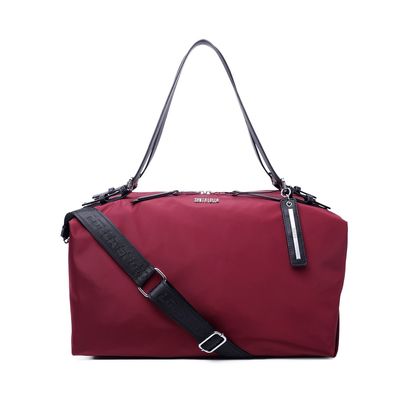Bolsa Grande Nylon Vinho