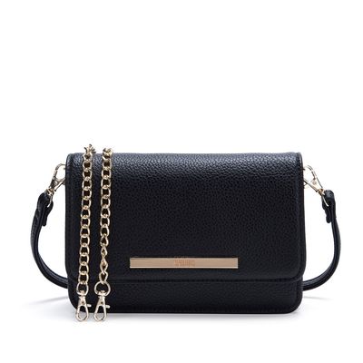 Bolsa Floater Pequena Corrente Preta