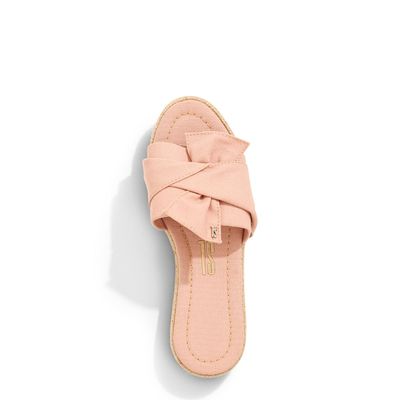 Espadrille Lona Flat Rosa