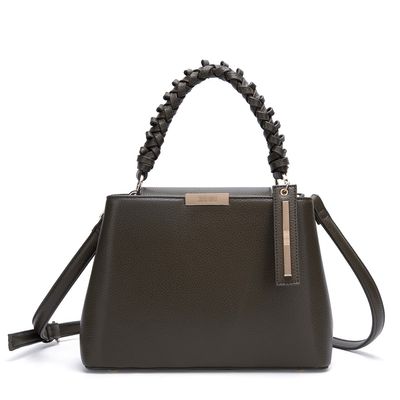 Bolsa Estruturada Trança Verde