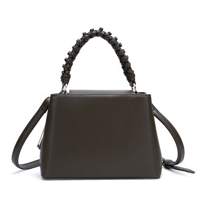 Bolsa Estruturada Trança Verde