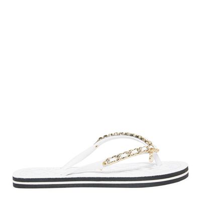 Flip Flop Verniz Branco