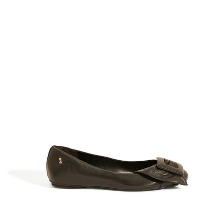 Sapatilha Maxi Fivela Preta