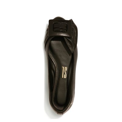 Sapatilha Maxi Fivela Preta