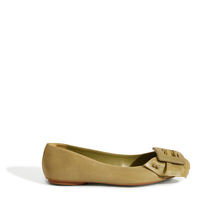 Sapatilha Maxi Fivela Verde