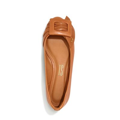 Sapatilha Maxi Fivela Caramelo