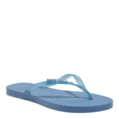 Flip Flop Borracha Azul Egeo