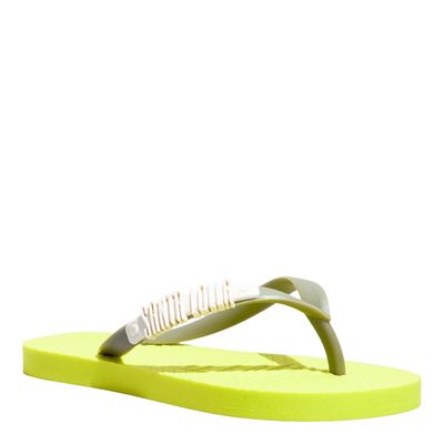 Flip Flop Borracha Amarelo Lime Fluor