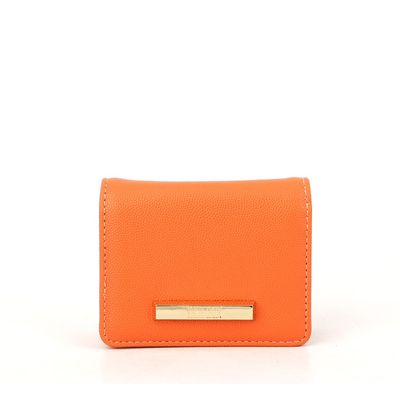 Porta Cartão Caviar Tag Laranja