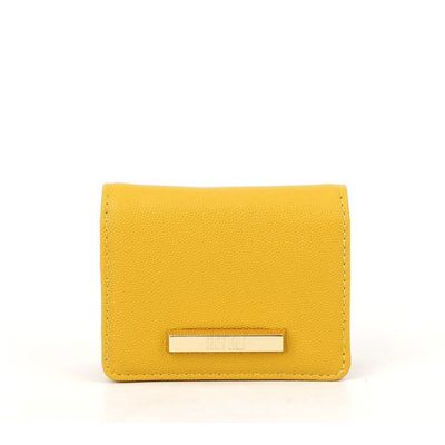Porta Cartão Caviar Tag Amarelo