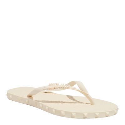 Flip Flop Borracha Off White