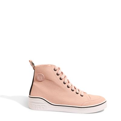 Tênis Lona Lolla Sport Cano Alto Rosa