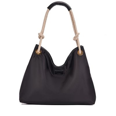 Bolsa Nylon Alça De Ombro Preta