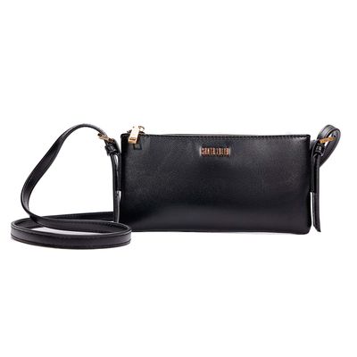 Bolsa Pequena Soft Preto Alça Transversal