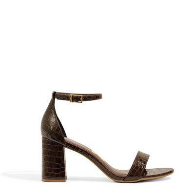 Sandália Classic Croco Albany Vinho