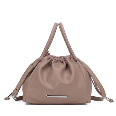 Bolsa Bucket Grande Soft Taupe