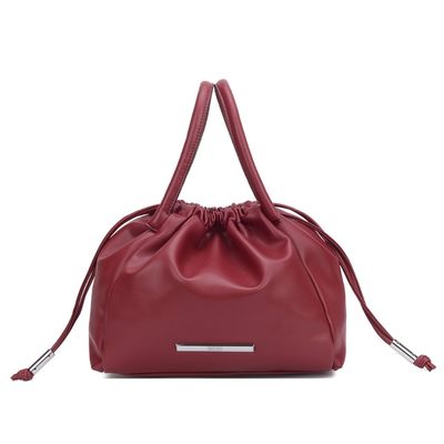 Bolsa Bucket Grande Soft Vinho