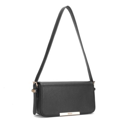 Bolsa Baguette Média Preta