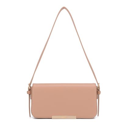 Bolsa Baguette Média Bege