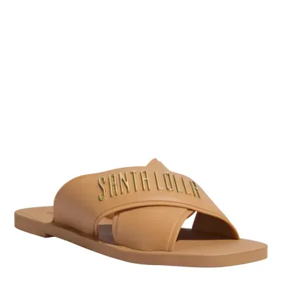 Rasteira Borracha Bege Egido