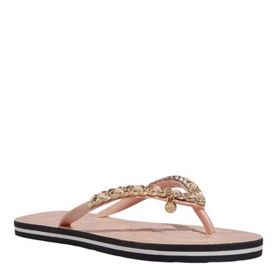 Flip Flop Verniz Cristal Organza
