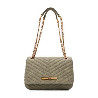 Bolsa Soft Verde Alça De Ombro Corrente