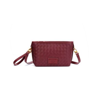 Bolsa Clutch Tressê Roxo Berry Alça Transversal