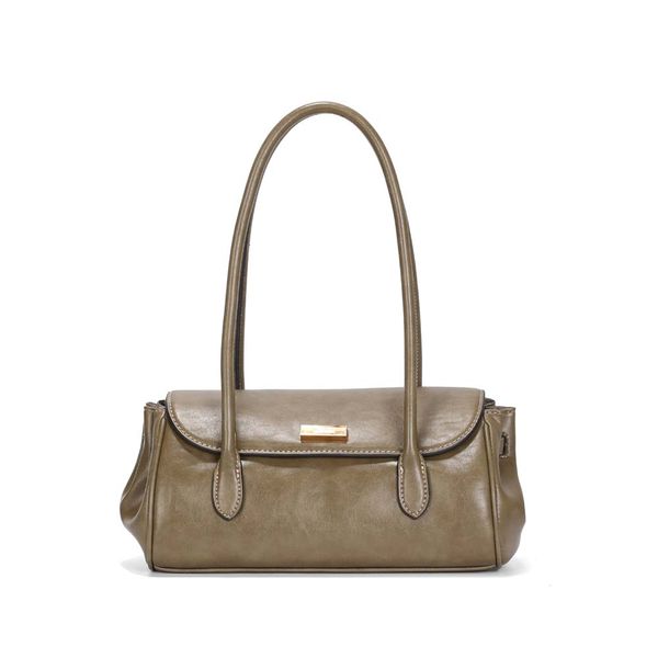 Bolsa Material Rustico Verde Army Alça De Ombro