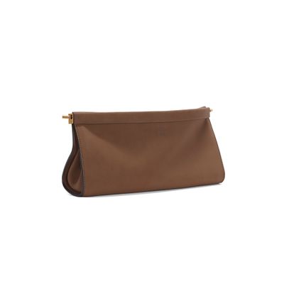 Bolsa Nobuck Marrom Safari Alça De Ombro