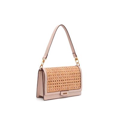 Bolsa Clutch Soft Bege Alça De Ombro