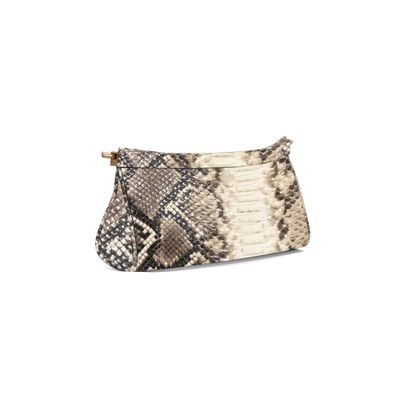 Bolsa Estampa Animal Print Cobra Alça De Ombro