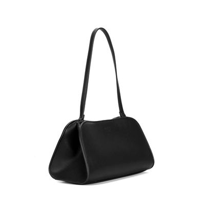 Bolsa Média Soft Preta Alça De Ombro