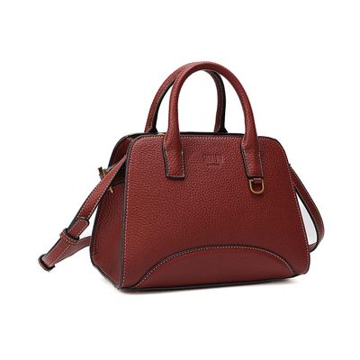 Bolsa Média Floater Marrom Terracota Alça Dupla