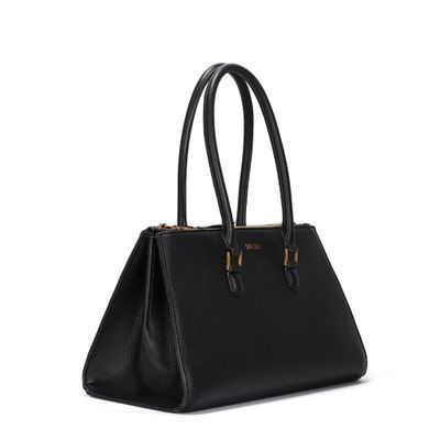 Bolsa Grande Floater Preta Alça De Ombro