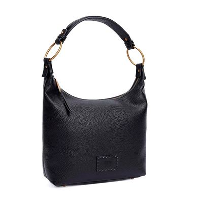 Bolsa Grande Floater Preta Alça De Ombro