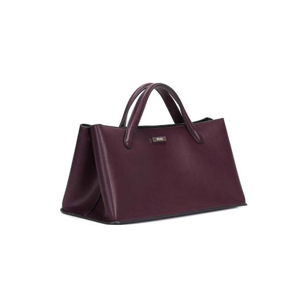 Bolsa Grande Soft Roxo Berry Alça De Mão