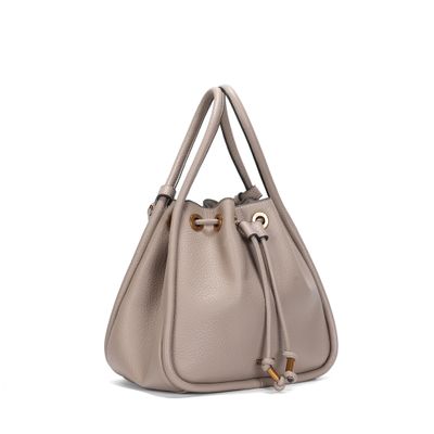 Bolsa Bucket Grande Floater Cinza Granito Alça De Ombro