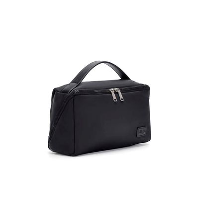 Necessaire Nylon Preta Alça De Mão