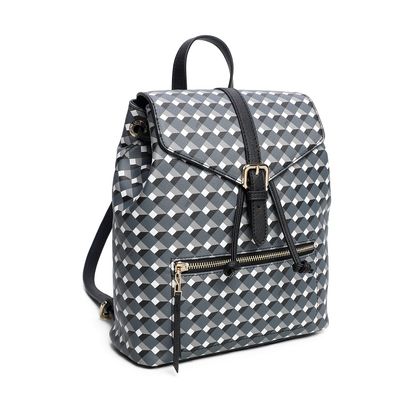 Mochila Risco Cubos Preta