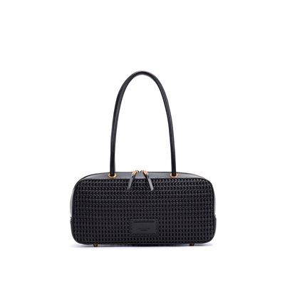 Bolsa Tressê Preta Alça De Ombro