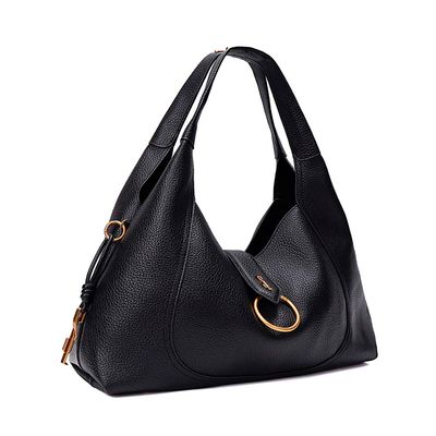 Bolsa Hobo Floater Preta Alça De Ombro