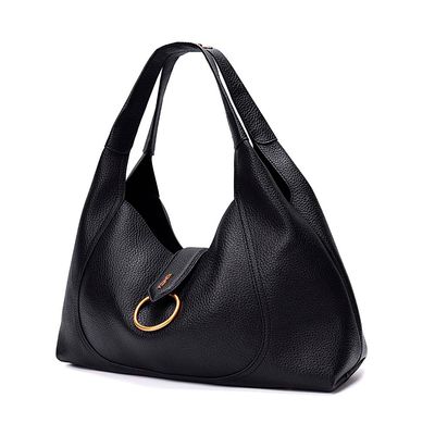 Bolsa Hobo Floater Preta Alça De Ombro