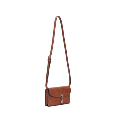 Bolsa Pequena Rustico Caramelo Alça De Ombro