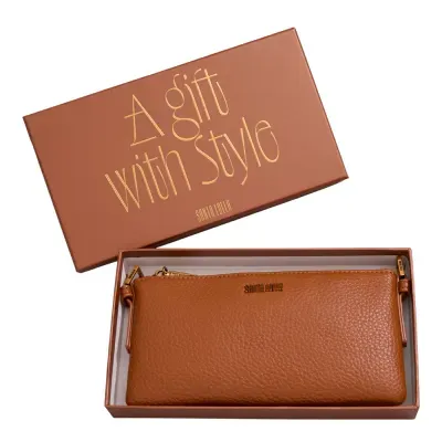 Bolsa Com Caixa Floater Caramelo Alça Transversal