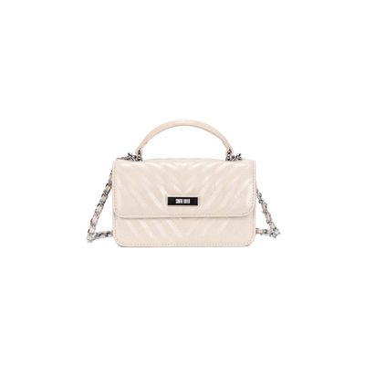 Bolsa Pequena Soft Marfim Alça Transversal