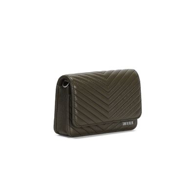 Bolsa Pequena Soft Verde Army Alça Transversal