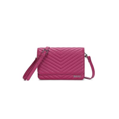 Bolsa Pequena Soft Rosa Alça Transversal