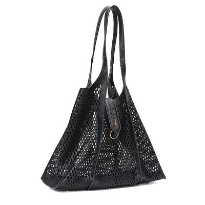 Bolsa Shopper Tela Floater Preta Alça De Ombro