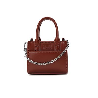 Chaveiro Mini Bolsa Floater Marrom Terracota