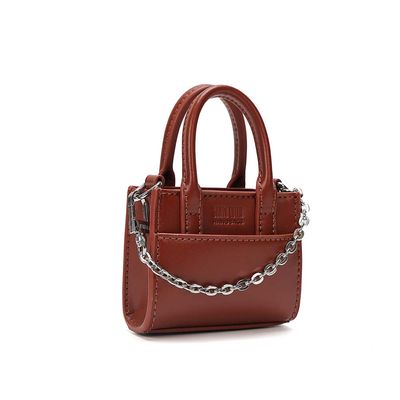 Chaveiro Mini Bolsa Floater Marrom Terracota